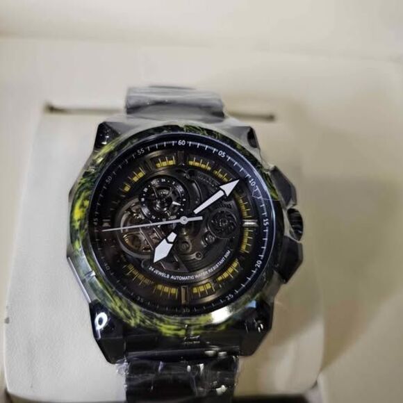 Invicta S1 Rally 43MM Sapphire Crystal 24 Jewel Skeleton Dial. New in case!